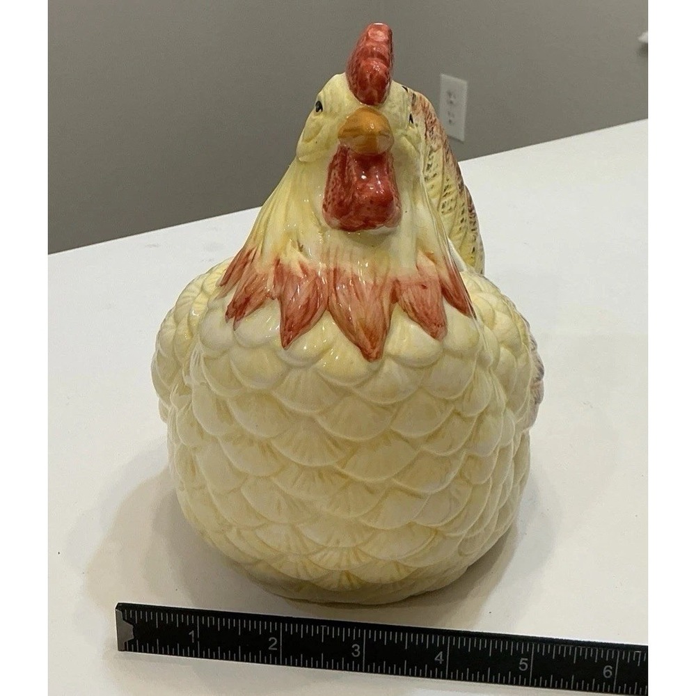 Storyteller Arts Rachael Elizondo Rooster Ceramic Dish Bowl Kitchen Decor Vtg - Picture 7 of 7